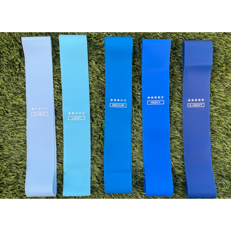 Pack of 5 reinforcing elastics